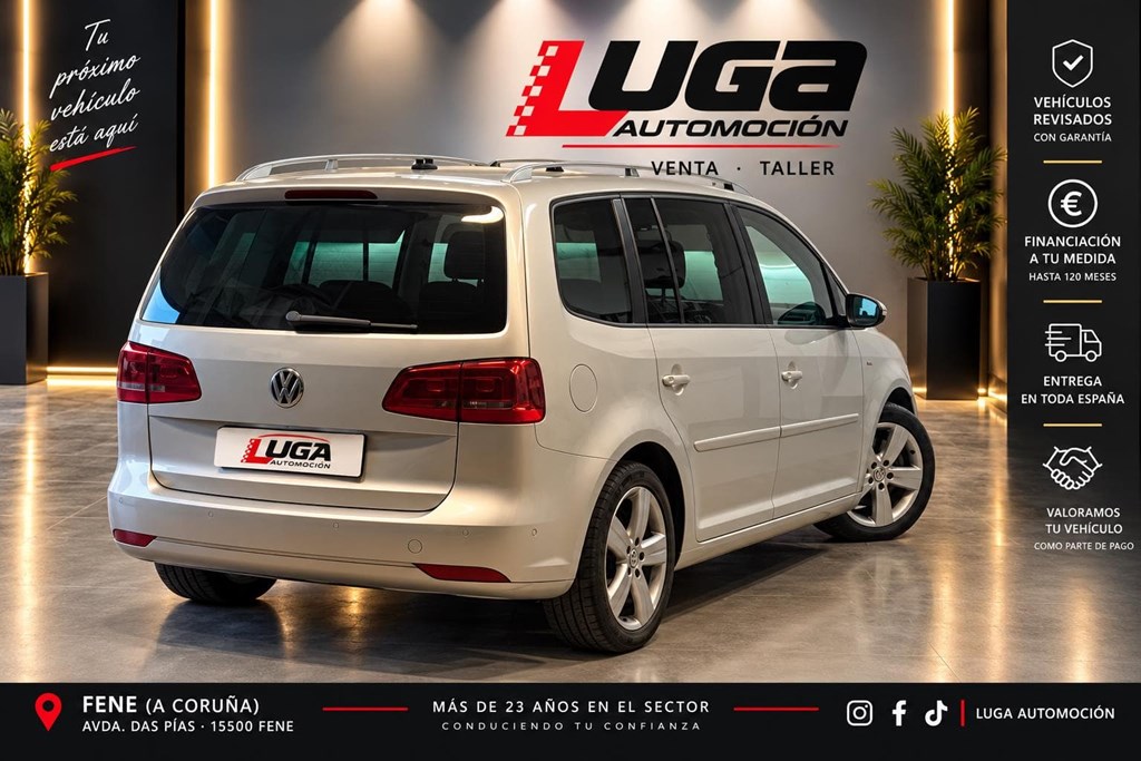 Foto 2 ?? VOLKSWAGEN TOURAN 2.0 TDI 140 CV CUP | 7 PLAZAS | TECHO PANORÁMICO  Año 2014 | Diésel | 140 CV | 